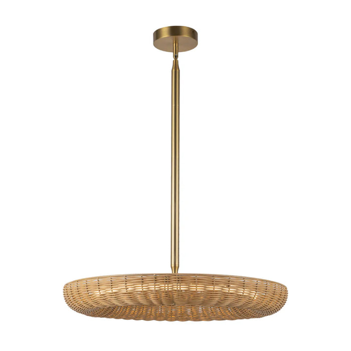 Alora Mood CH602024-UNV Maris 1-lt 24" LED Chandelier - Brushed Gold