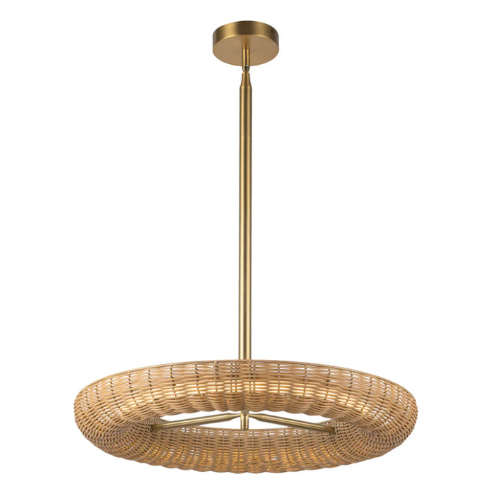 Alora Mood CH602024-UNV Maris 1-lt 24" LED Chandelier - Brushed Gold