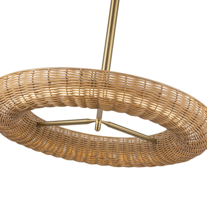 Alora Mood CH602024-UNV Maris 1-lt 24" LED Chandelier - Brushed Gold