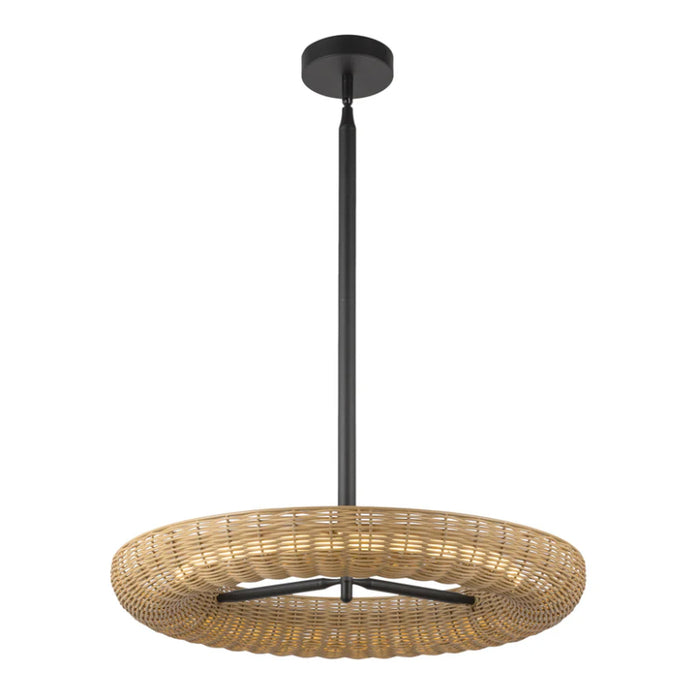Alora Mood CH602024-UNV Maris 1-lt 24" LED Chandelier - Matte Black