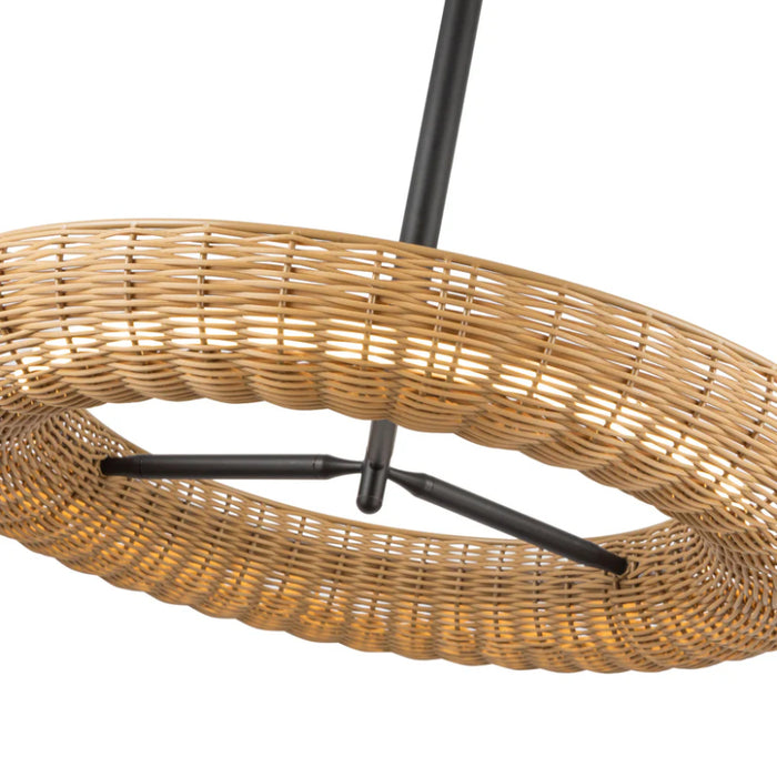 Alora Mood CH602024-UNV Maris 1-lt 24" LED Chandelier - Matte Black
