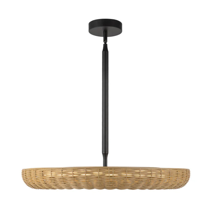 Alora Mood CH602024-UNV Maris 1-lt 24" LED Chandelier - Matte Black