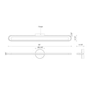 Kuzco VL63736-UNV Marlon 35" LED Vanity, 120-277V