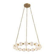 Alora CH321032-UNV-010 Marni 32" LED Chandelier - Natural Brass