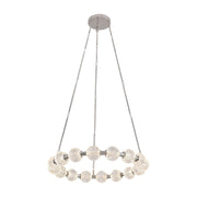 Alora CH321032-UNV-010 Marni 32" LED Chandelier - Polished Nickel