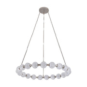 Alora CH321041-UNV-010 Marni 41" LED Chandelier - Polished Nickel