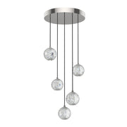 Alora MP321205 Marni 5-lt 15" LED Pendant - Polished Nickel