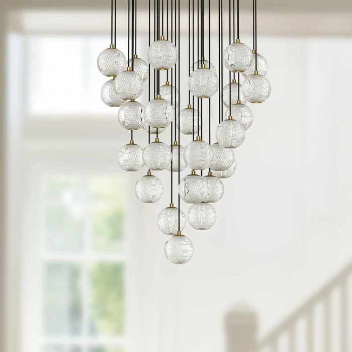 Alora MP321230 Marni 26" LED Pendant - Natural Brass