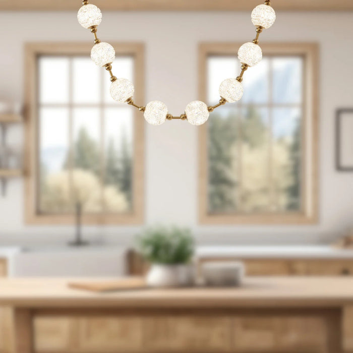 Alora PD321708 Marni 58" LED Pendant - Natural Brass