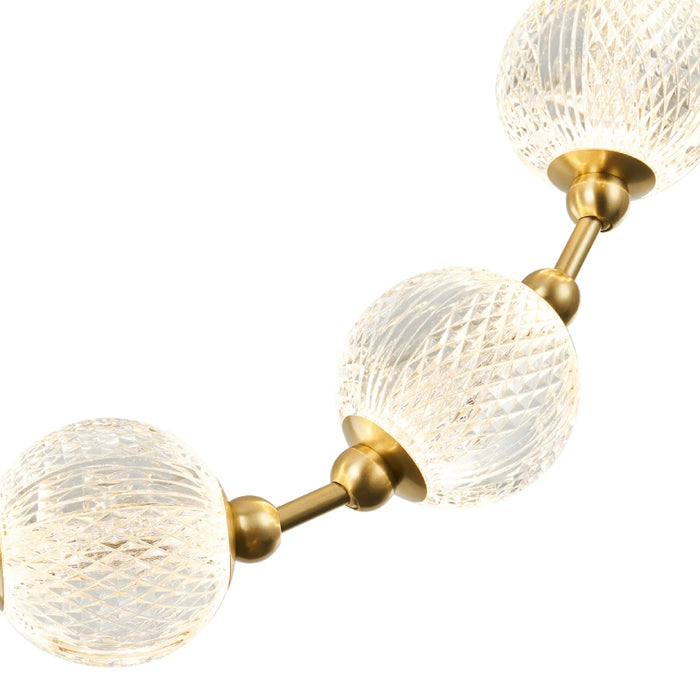 Alora PD321708 Marni 58" LED Pendant - Natural Brass