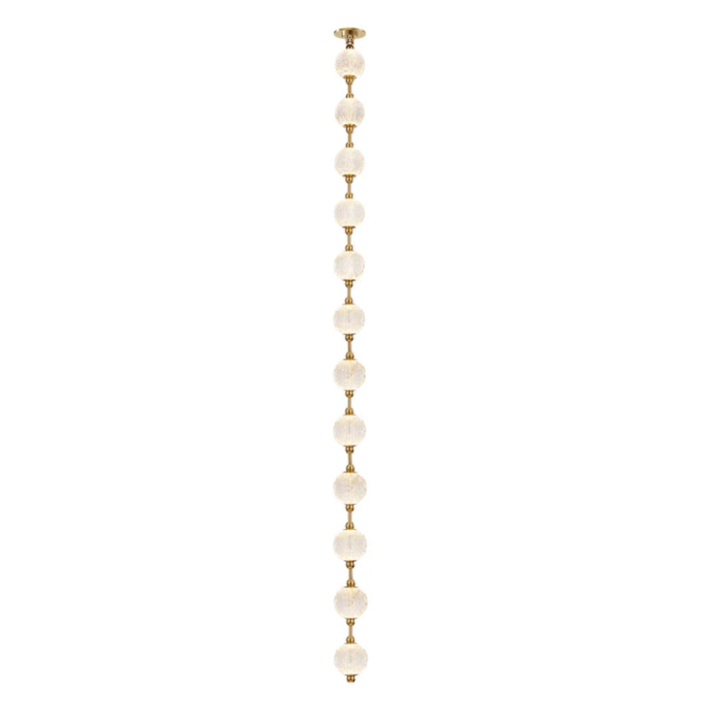 Alora PD321712-RT Marni 87" LED Pendant, Remote Drive - Natural Brass