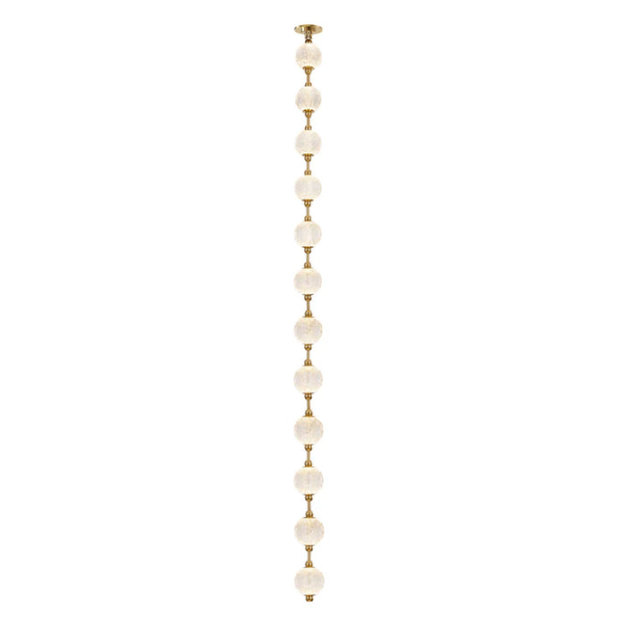 Alora PD321712-RT Marni 87" LED Pendant, Remote Drive - Natural Brass