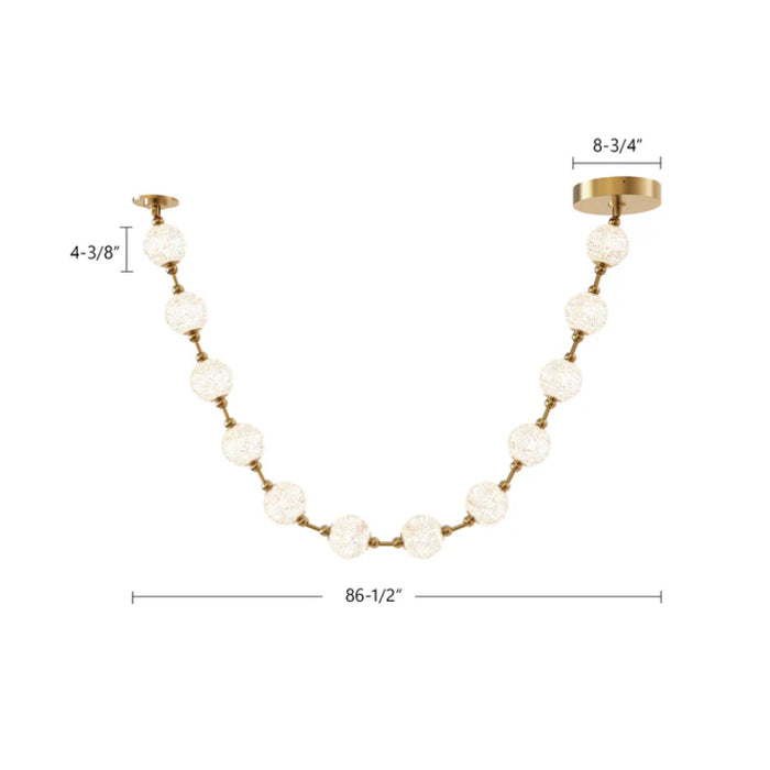 Alora PD321712 Marni 87" LED Pendant