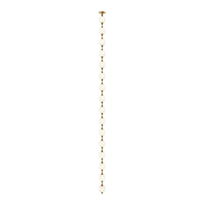 Alora PD321716-RT Marni 115" LED Pendant, Remote Driver - Natural Brass