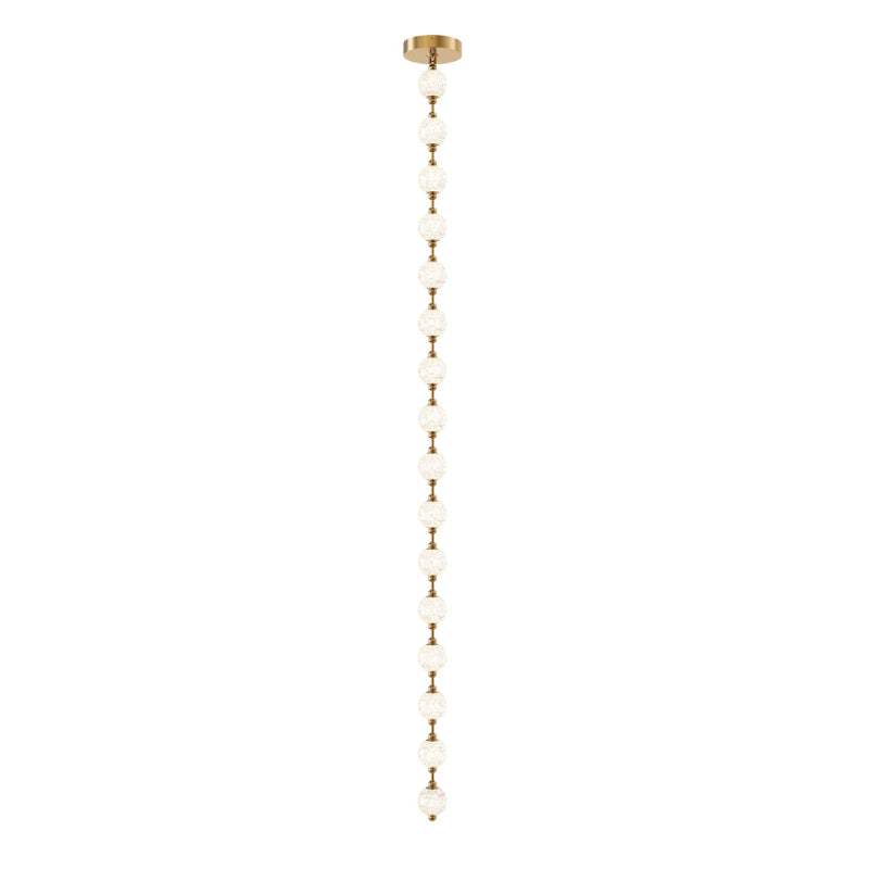 Alora PD321716 Marni 115" LED Pendant - Natural Brass