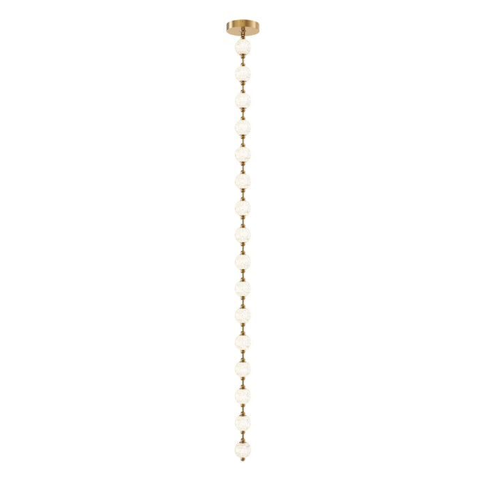 Alora PD321716 Marni 115" LED Pendant - Natural Brass