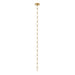 Alora PD321716 Marni 115" LED Pendant - Natural Brass