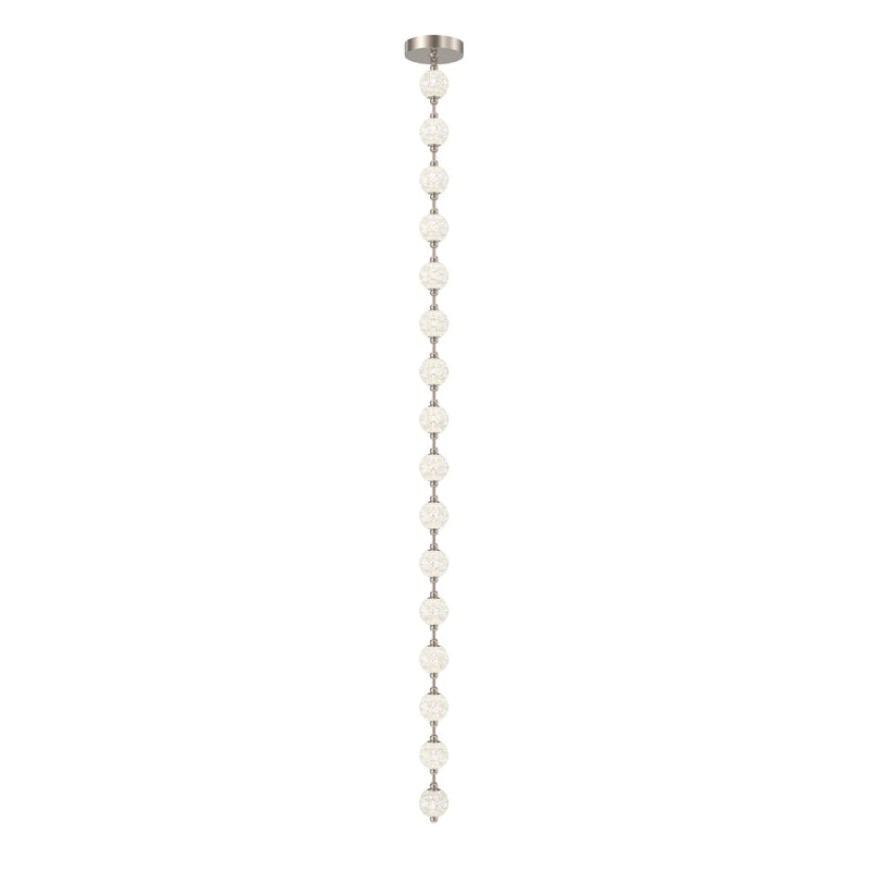 Alora PD321716 Marni 115" LED Pendant - Polished Nickel