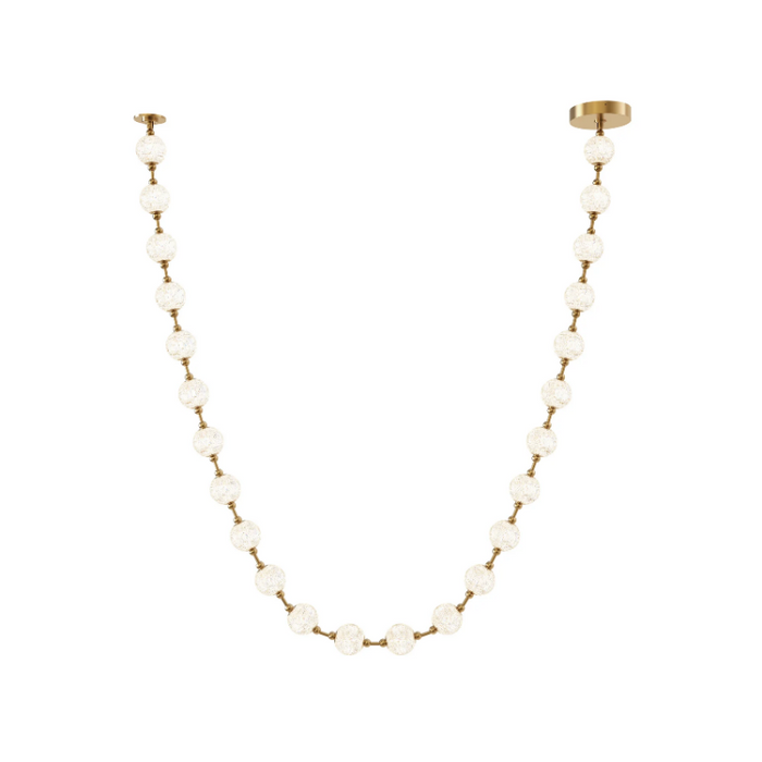 Alora PD321724 Marni 172" LED Pendant - Natural Brass