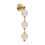 Alora WV321003 Marni 24" Tall LED Wall/Vanity Light - Natural Brass