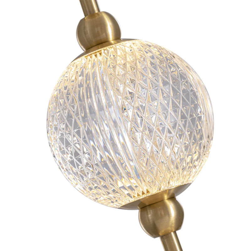 Alora WV321005-UNV-010 Marni 38" Tall LED Wall Sconce - Natural Brass