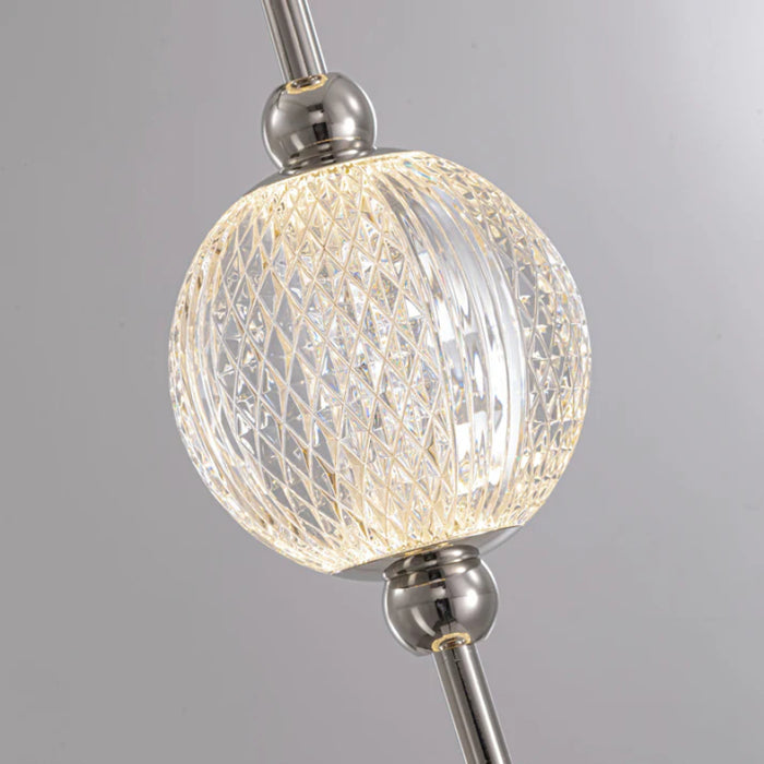 Alora WV321005-UNV-010 Marni 38" Tall LED Wall Sconce - Polished Nickel
