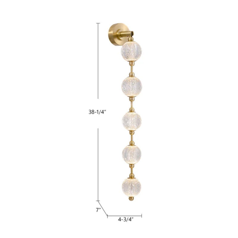 Alora WV321005-UNV-010 Marni 38" Tall LED Wall Sconce