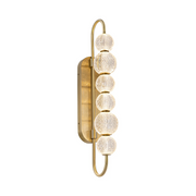 Alora WV321628 Marni 1-lt 29" Tall LED Vanity Light - Natural Brass