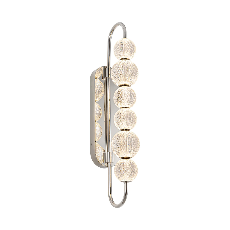 Alora WV321628 Marni 1-lt 29" Tall LED Vanity Light - Polished Nickel