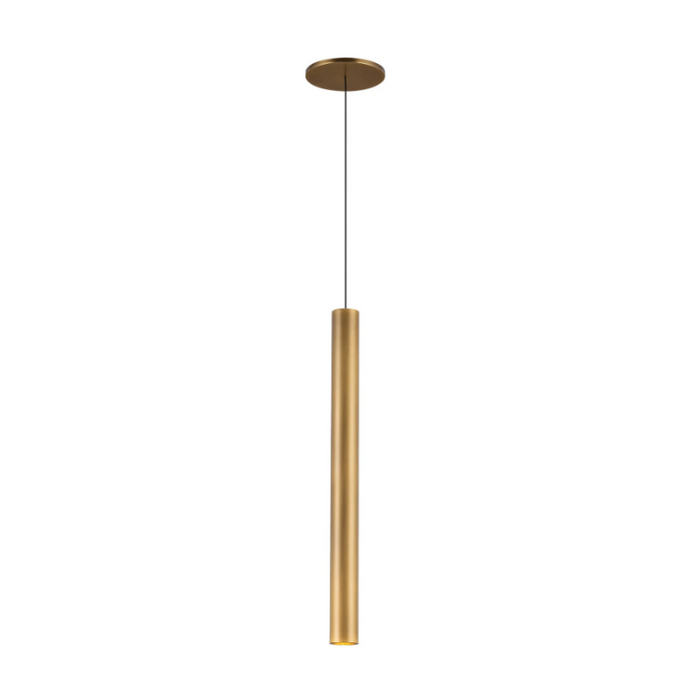 Kuzco PD90420 Mason 1-lt 2" LED Pendant - Vintage Brass
