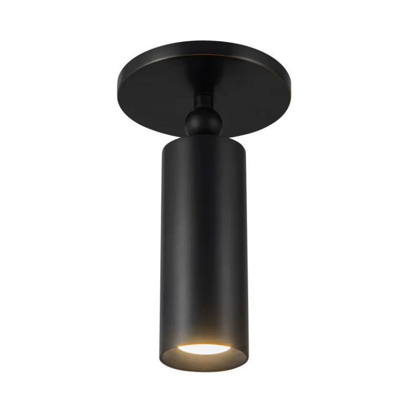 Kuzco SF90477 Mason 1-lt 8" Tall LED Semi-Flush Mount - Urban Bronze