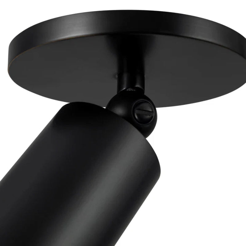 Kuzco SF90477 Mason 1-lt 8" Tall LED Semi-Flush Mount - Urban Bronze
