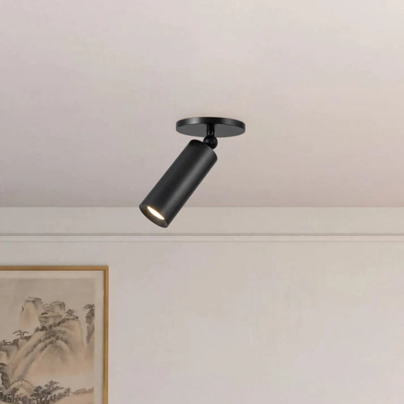 Kuzco SF90477 Mason 1-lt 8" Tall LED Semi-Flush Mount - Urban Bronze