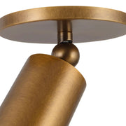 Kuzco SF90477 Mason 1-lt 8" Tall LED Semi-Flush Mount - Vintage Brass