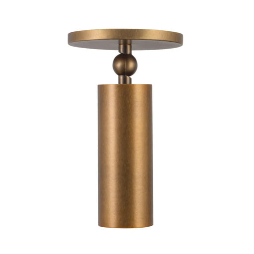 Kuzco SF90477 Mason 1-lt 8" Tall LED Semi-Flush Mount - Vintage Brass