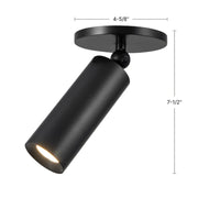 Kuzco SF90477 Mason 1-lt 8" Tall LED Semi-Flush Mount
