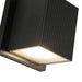 Kuzco EW4401 Mavis 4" Tall LED Outdoor Wall Sconce - Black