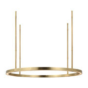 Visual Comfort MDCH538 Stagger 30" LED Chandelier - Hand Rubbed Antique Brass