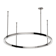 Visual Comfort MDCH538 Stagger 30" LED Chandelier - Polished Stainless Steel