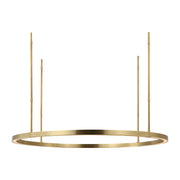 Visual Comfort MDCH539 Stagger Ring 36" LED Chandelier - Hand Rubbed Antique Brass