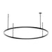 Visual Comfort MDCH540 Stagger Ring 48" LED Chandelier - Nightshade Black