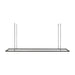 Visual Comfort MDLS186 Stagger Halo 84" LED Uplight Linear Suspension - Nightshade Black