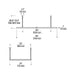 Visual Comfort MDLS186 Stagger Halo 84" LED Uplight Linear Suspension