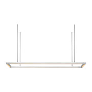 Visual Comfort MDLS187 Stagger Halo 50" LED Uplight Linear Suspension - Polished Stainless Steel