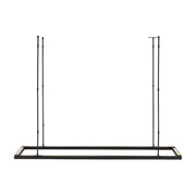 Visual Comfort MDLS187 Stagger Halo 50" LED Uplight Linear Suspension - Nightshade Black