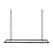 Visual Comfort MDLS187 Stagger Halo 50" LED Uplight Linear Suspension - Nightshade Black