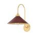 Hudson Valley MDS1400 Clivedon 1-lt 16" Tall Wall Sconce - Soft Crimson