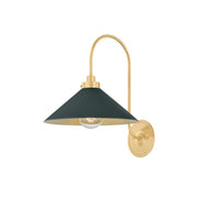 Hudson Valley MDS1400 Clivedon 1-lt 16" Tall Wall Sconce - Soft Studio Green
