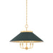 Hudson Valley MDS1403 Clivedon 5-lt 28" Chandelier - Soft Studio Green