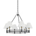 Hudson Valley MDS1800 Howard 6-lt 33" Chandelier - Aged Brass/Distressed Bronze